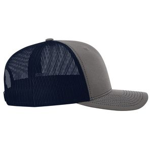 Charcoal Gray/Navy Blue Blank Side View