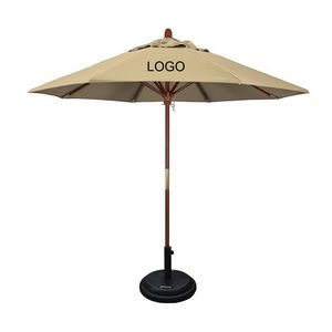 Round Aluminum Pole Patio Umbrella