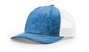 Realtree Fishing Blue Camo/White