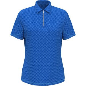 Callaway® All Over Stitched Moisture Wicking Women's Chev Polo Shirt with Custom Logo