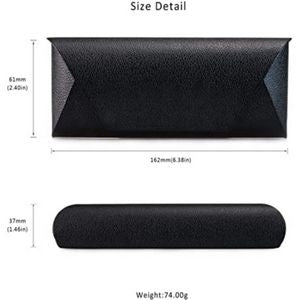 Portable Sunglass Case Pu Leather Eyeglass Case