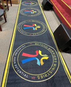 Logo Rug for Indoor use as a Runner Mat