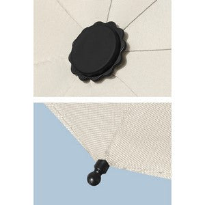 Solid Wood Handle Manual Folding Umbrella