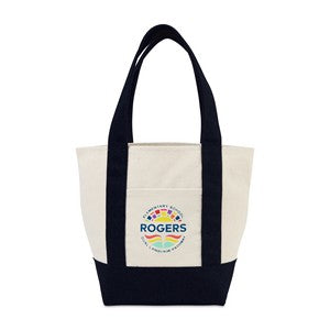 Mini Canvas Tote - Black