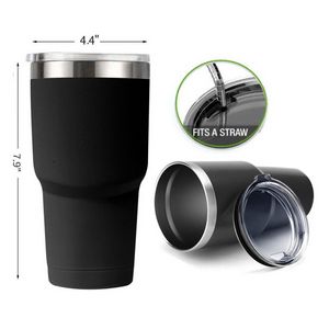 Premium 30 oz TiTUS® Double Wall Stainless Steel Insulated Tumbler