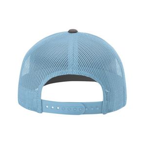 Charcoal Gray/Columbia Blue Blank Back View