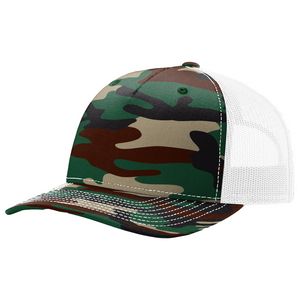 Green Camo & White
