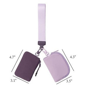 Mini Wristlet Keychain Wallet