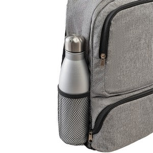 Gray Side With Water Bottle