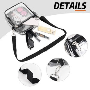 Stadium Approved Clear PVC Crossbody Bag