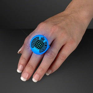 LED Blue Flash Glow Ring - PRINTED
