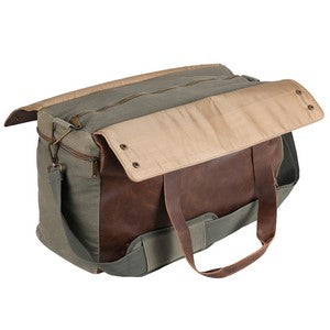 Danville Leather & Canvas Duffel Bag