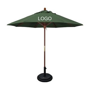 Round Aluminum Pole Patio Umbrella