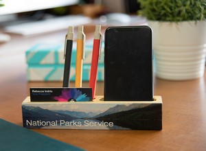 Wooden Desk Organizer