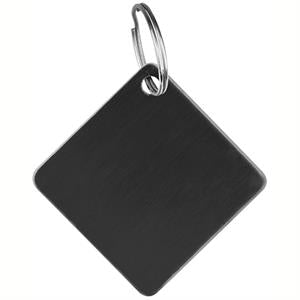 Diamond Shaped Aluminum Key Holder & Dog Tag