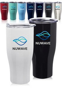 Monroe 27 Oz. Stainless Steel Grip Travel Tumblers