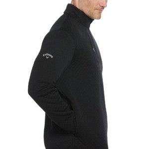 Callaway® Diamond Quilted Fleece Men's 1/4-Zip Pullover