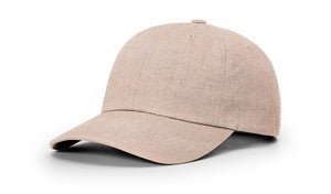 Richardson 252L Unstructured Premium Linen Dad Hat with Patch of Choice