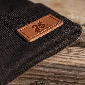 Richardson Beanies with Leather Patches | Full-Grain Leather | Richardson R15 & R18 Beanies
