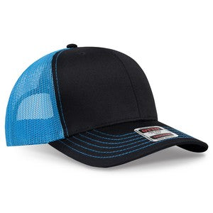 Right Quater Front - Black/Black/Neon Blue