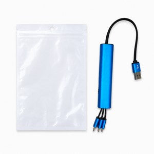 3-in-1 Fast Charging Cable USB Multi Port Charger TPE Metal Shell