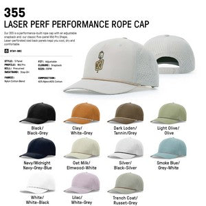 Richardson #355 Laser Perf Rope Cap