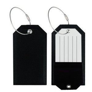 Leather Travel Luggage Tag For Suitcase