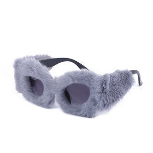 Customized Fur Velvet Sunglass