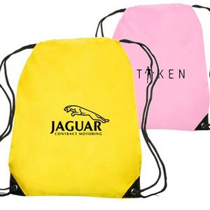 Quick Ship Drawstring Backpack with Reinforced Corners (14" x 18")