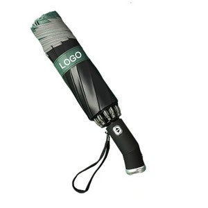 Logo green led umbrella