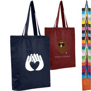 6 Oz. Cotton Canvas Tote Bag W/ Gusset (15" X 16" X 3")