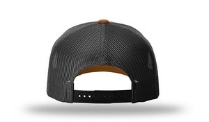 Caramel  Brown/Black Blank Back View