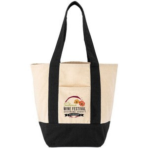 Full Color Saratoga Mini Cotton Canvas Tote 12 Oz