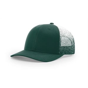 Dark Green/White Fade