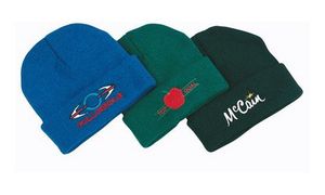 Knitted Beanie (Embroidered)