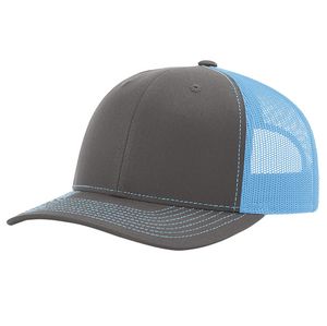Charcoal Gray/Columbia Blue Blank Angled View
