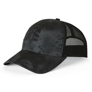 Richardson 111P Camo Washed Trucker Cap