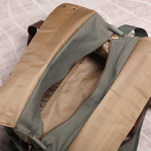 Danville Leather & Canvas Duffel Bag