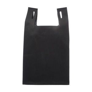 T-Shirt Style Grocery Shopping W/ Gusset Tote Bag (11" X 19.5" X 7")