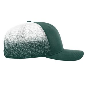 Dark Green/White Fade