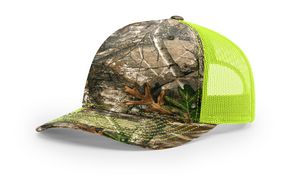 Realtree Edge/Neon Yellow Blank Angled View