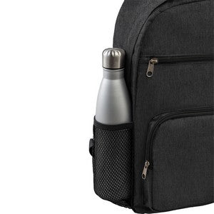 Black Side With Water Bottle