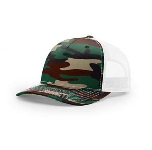 Green Camo/White