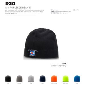 Richardson R20 Microfleece Beanie w/ Embroidery