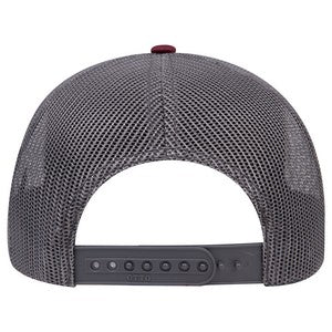 Back - Maroon/Heather Gray/Charcoal Gray