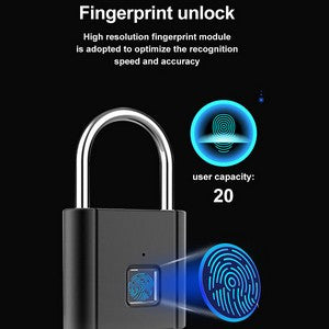 Function fingerprint padlock 1