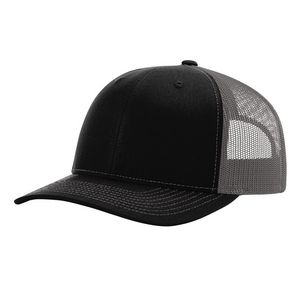 Black/Charcoal Gray Blank Angled View
