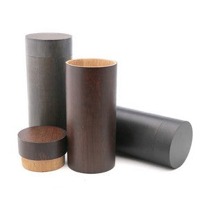 Bamboo Cylinder Sunglass Case