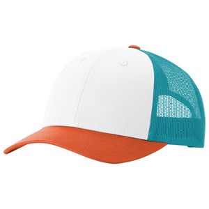 White & Hawaiian Blue & Pale Orange