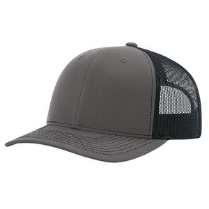 Charcoal Gray/Navy Blue Blank Angled View